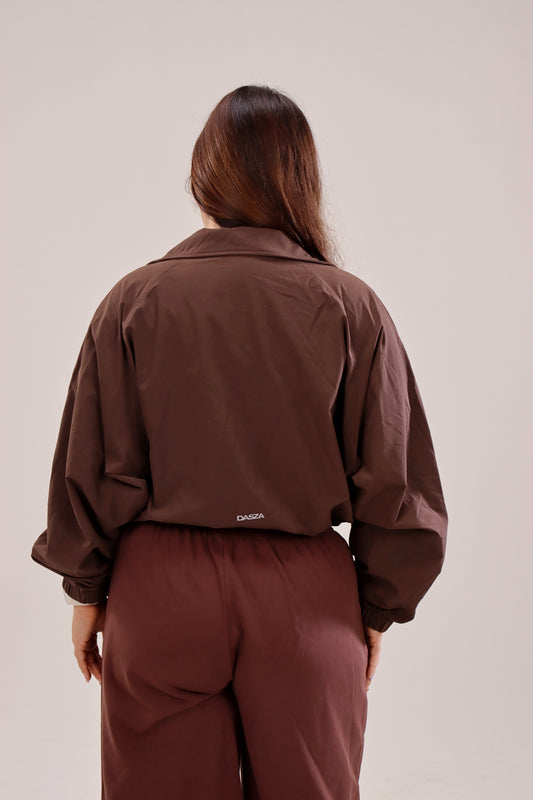 FREEFORM JACKET - COFFEE