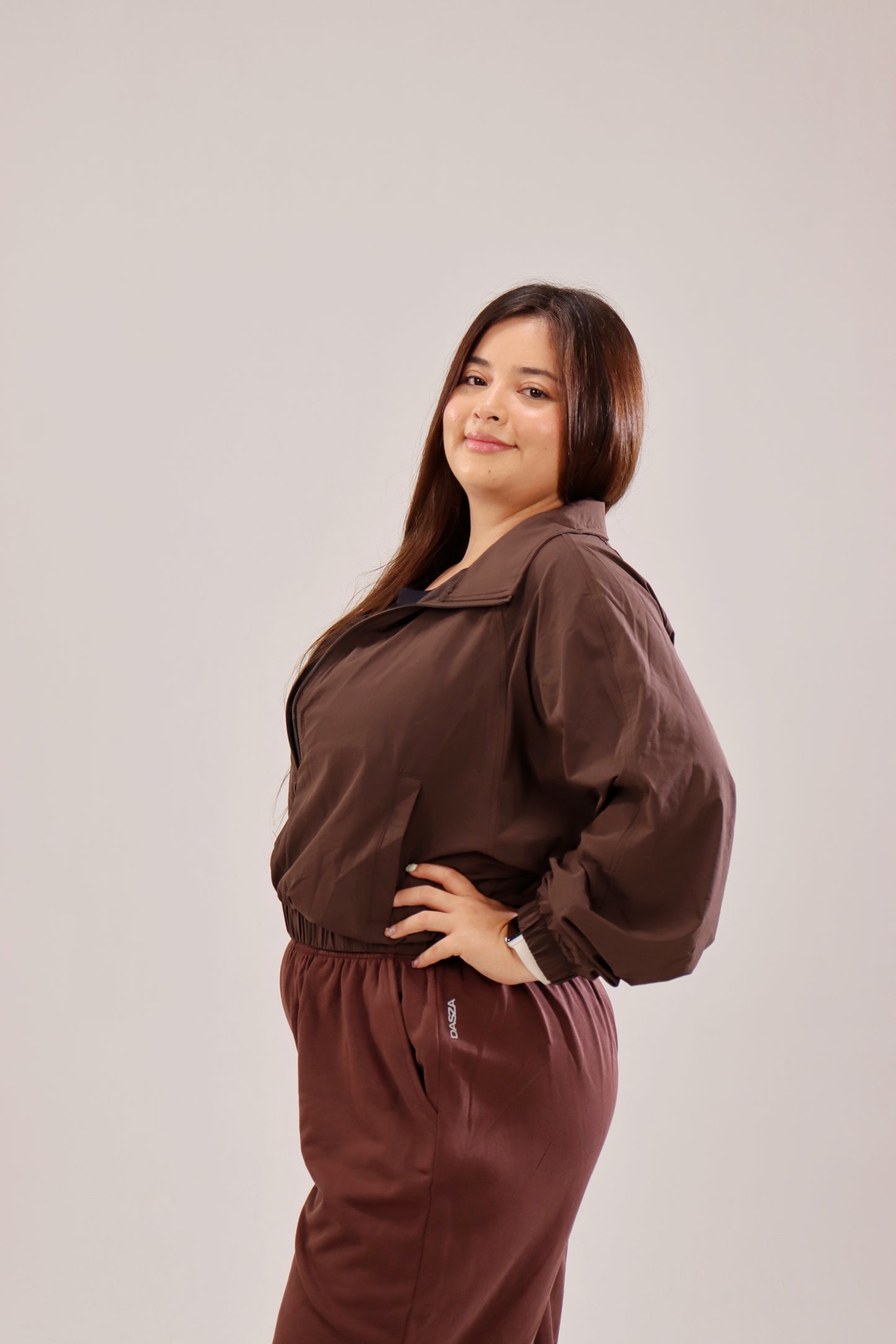 FREEFORM JACKET - COFFEE