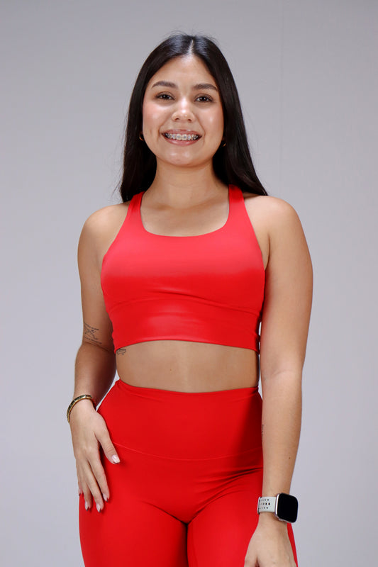 LUSH TOP - HAPPY RED