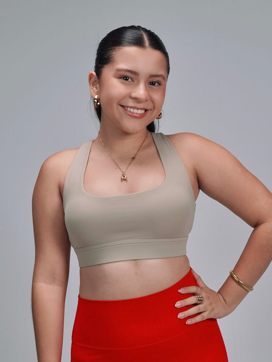 SUNDAY TOP - NUDE